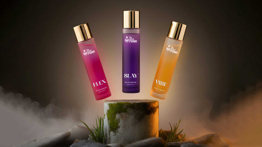 Perfume representing memories and stories emotional fragrance concept The Bold Rose